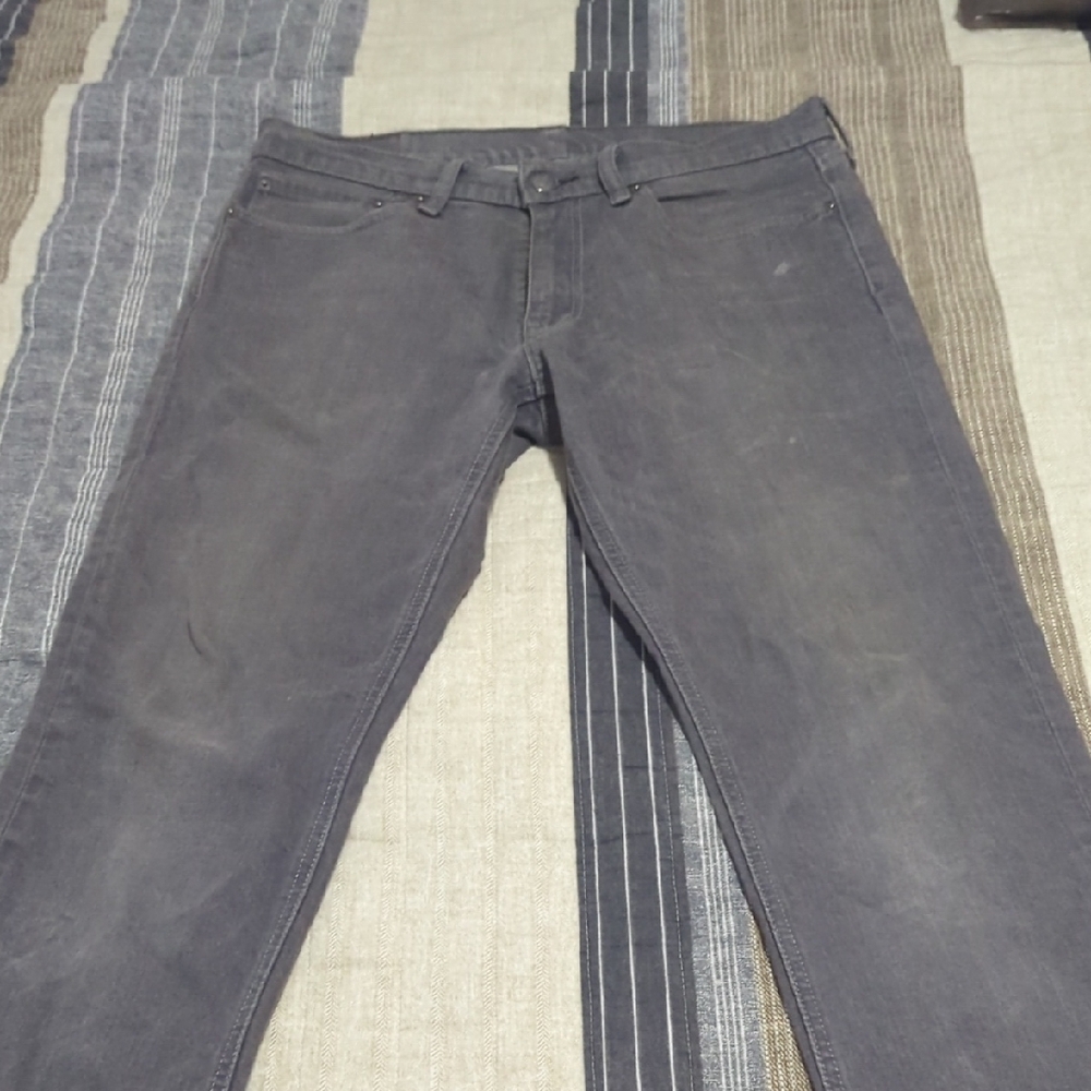 Levi Strauss Gray Denim Jeans 541 Size 34x32
